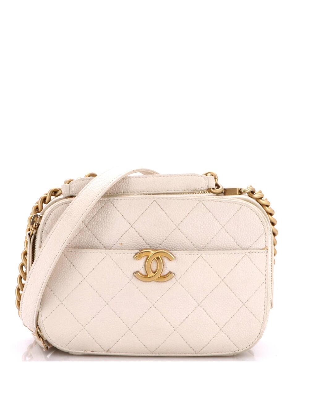 Chanel Cc Top Handle Camera Bag Quilted #327244C37B